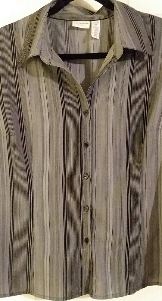 Covington Pin Striped Blouse size 18